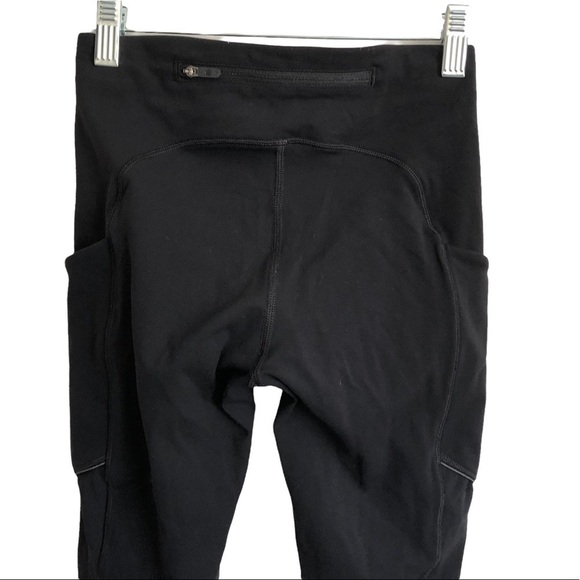Lululemon Speed Up Crop athletic leggings tights black - Picture 10 of 12